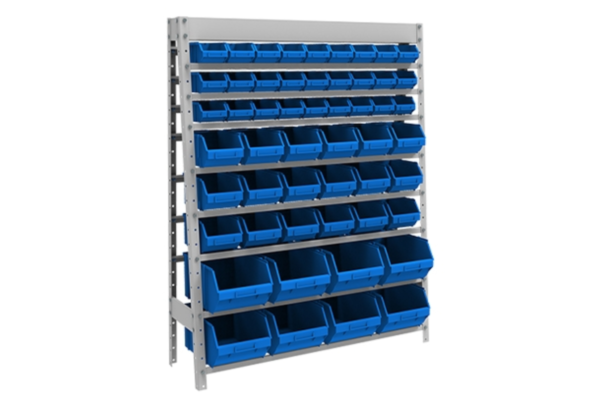Estante caixa box mista