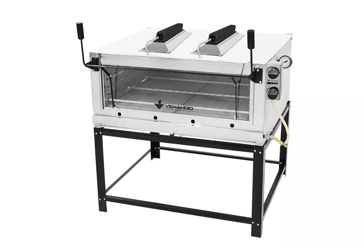 Forno gás com pedra e infra FIRIV 110