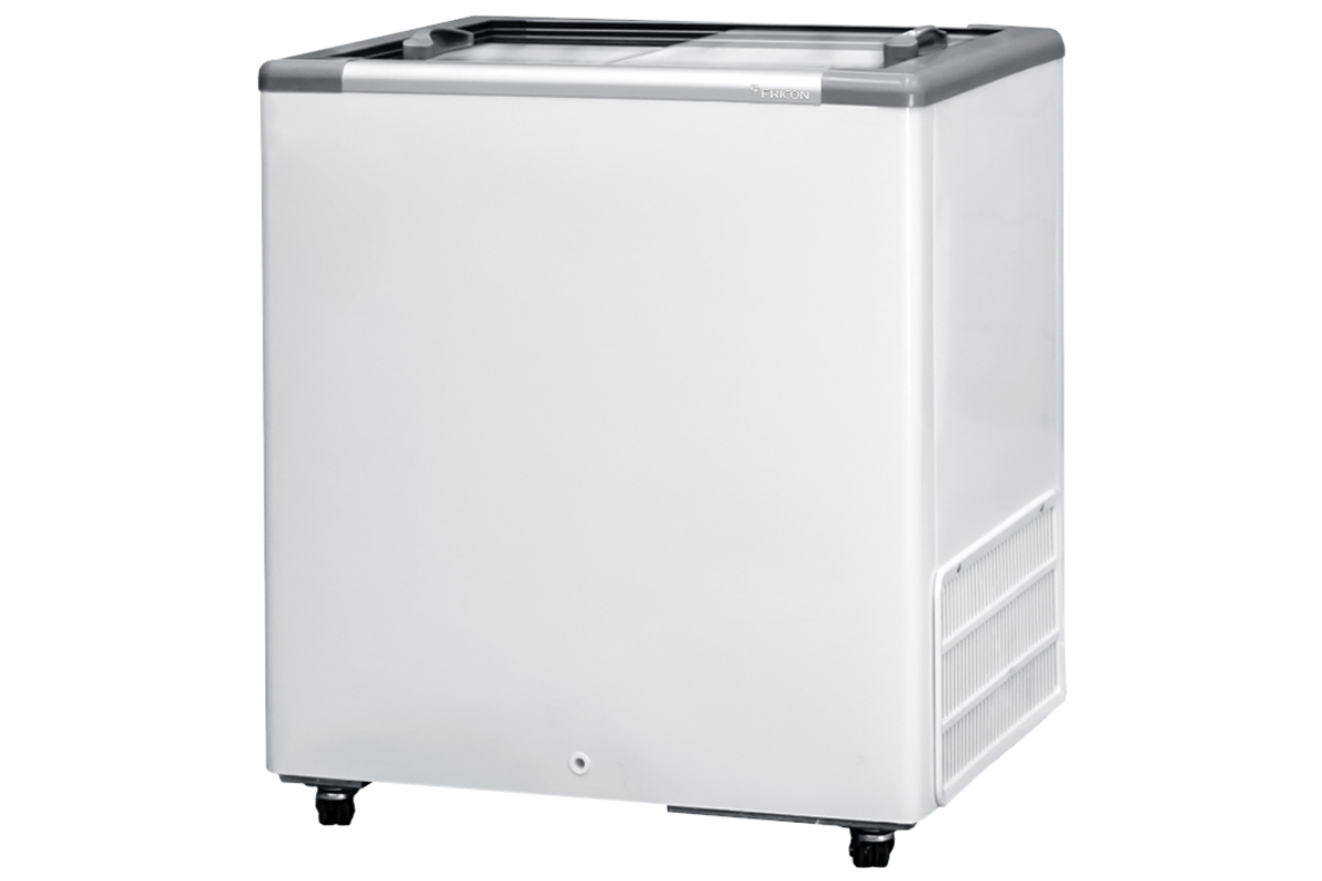 Freezer tampa de vidro 216L