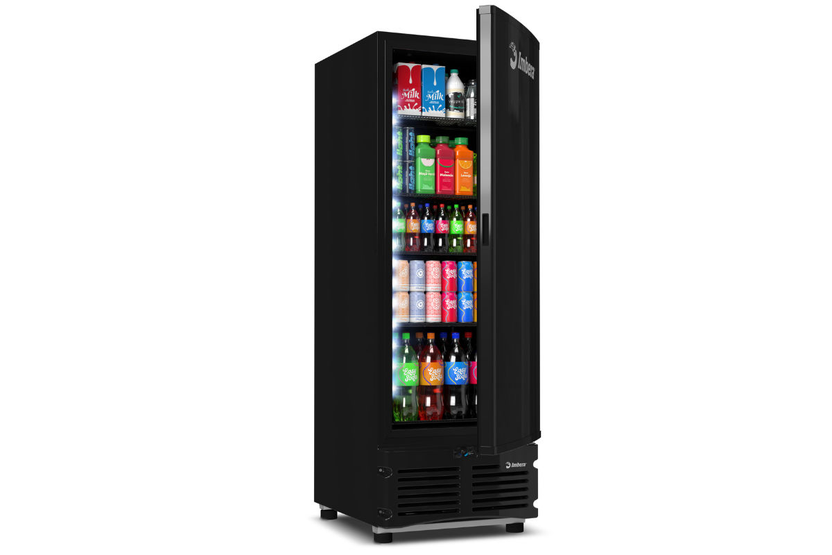 Freezer tripla-ação vertical porta cega