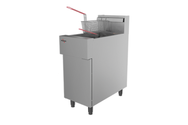 Fritadeira Gás Zona Fria, 20 Litros, Inox - Milivolt