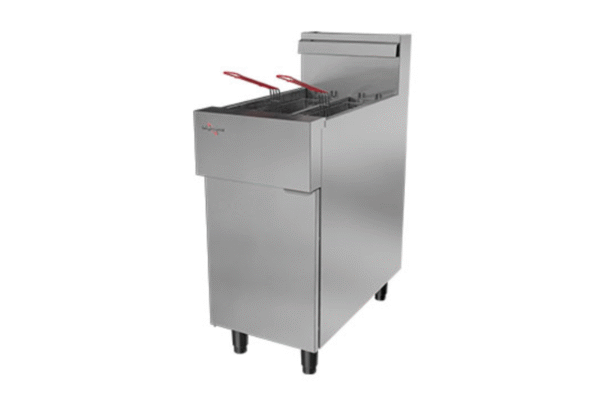 Fritadeira Gás Zona Fria, 25 Litros, Inox - Milivolt