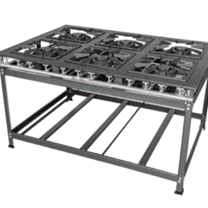 Fogão Linha Luxo 6 Bocas 40x40 - Modelo BP