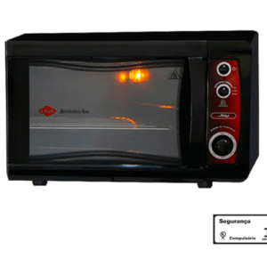 Forno Elétrico Joy Black Easy Clean - Layr