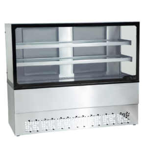 Balcão Vitrine Natural Gourmet inox ou preto - Polar