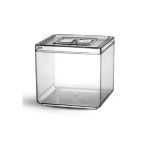 Pote acrílico quadrado 5L