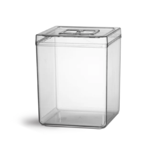 Pote acrílico quadrado 15L