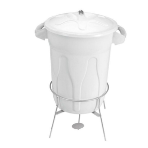 Lixeira com pedal em aço 20-40-60-100 litros